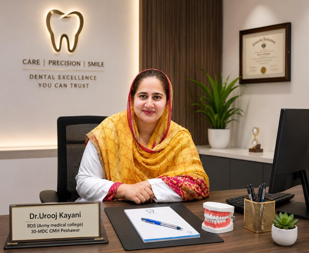 Dr. Urooj Kiyani, Cosmetic Dentist at Dentosthetics